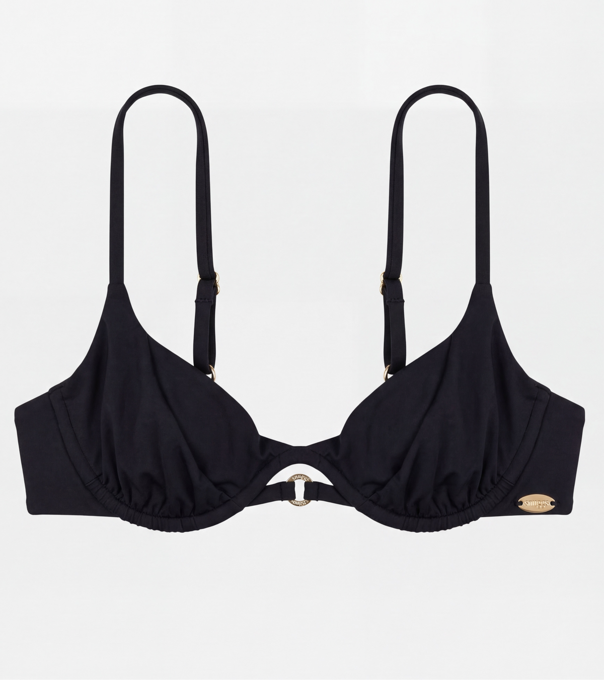 Costume da bagno - Con ferretto - Top - Nero
