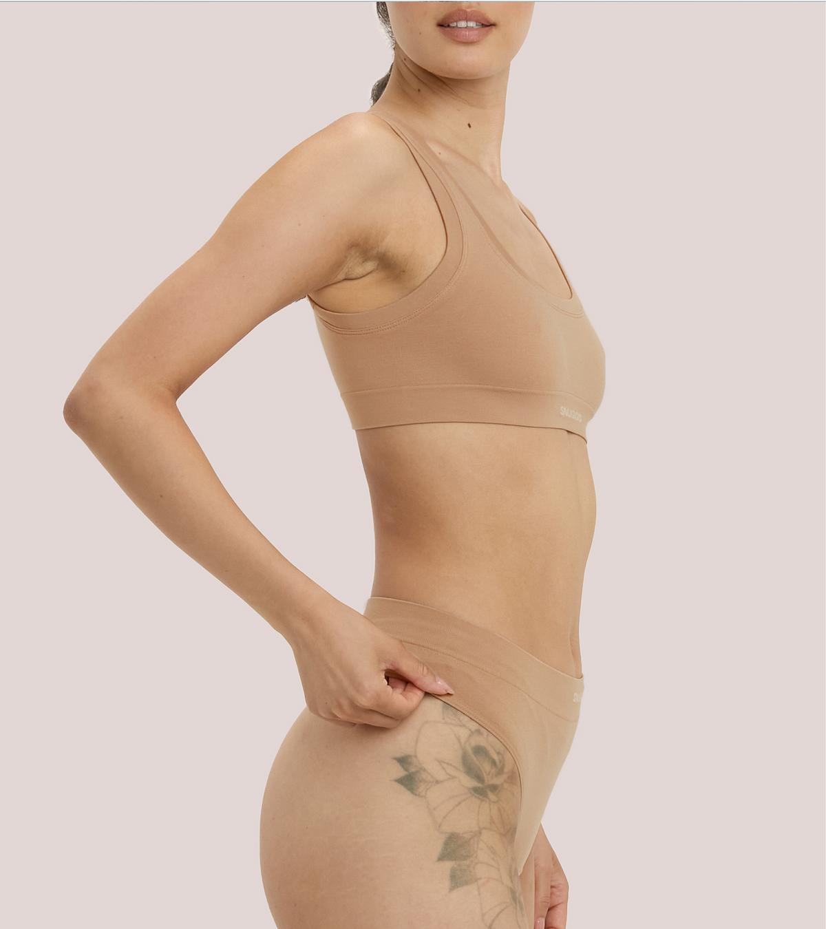 Senza cuciture - High-Rise - Beige